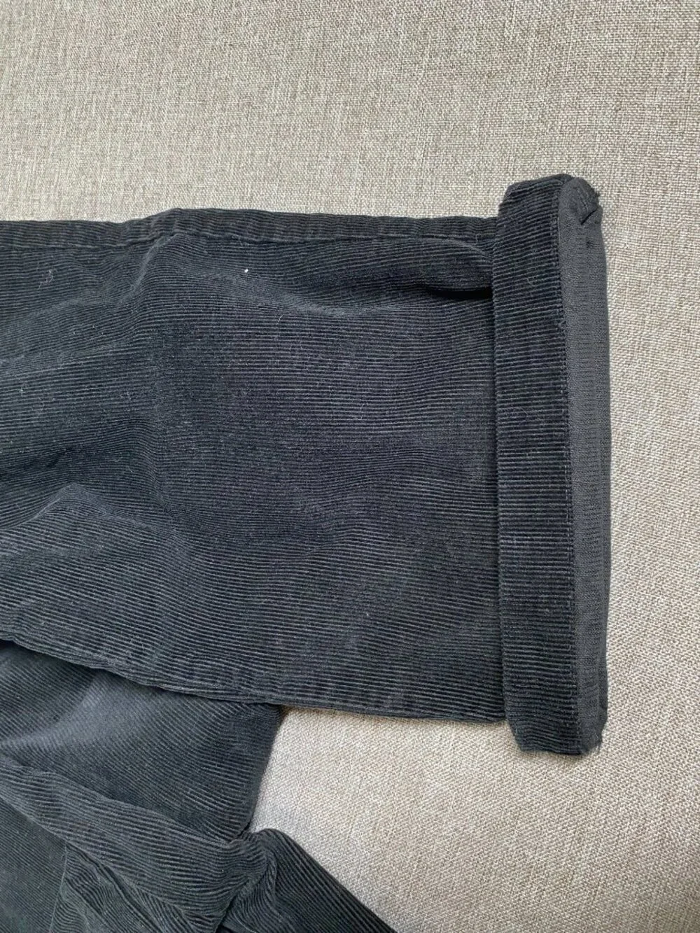 Croft & Barrow Corduroy Dress Pants Men's 40 x 32 High Rise Black Casual
